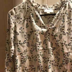 Ann Taylor patterned blouse
